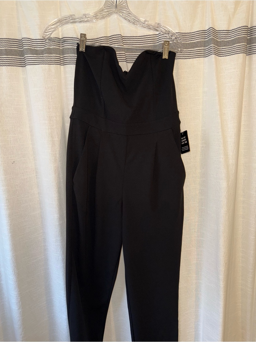 Strapless Black Jumpsuit